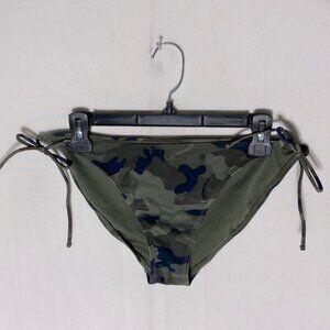 5/$25 Women’s Army Green Camo Print String Bikini Bottom L